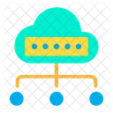 Cloud Reseau Mot De Passe Icône