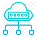 Cloud Reseau Mot De Passe Icône