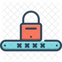 Mot De Passe Confidentiel Cybersecurite Icône