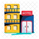 Motel Motel Building Motel Exterior Icon