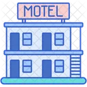 Motel Hotel Building Icon