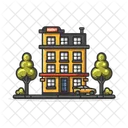 Hotel Building Travel Icon