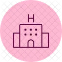 Motel Hotel Building Icon