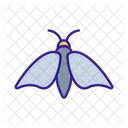 Moth Butterfly Silhouette Icon