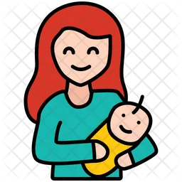Mother and baby  Icon