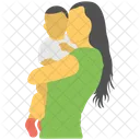 Mother And Son Icon