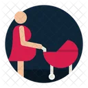 Mother Stroller Mother Mom Icon