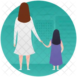 Mother Caring  Icon
