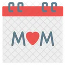 Mother Day Mothers Day Time And Date Icon