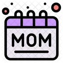 Mother Day Calendar Mom Icon