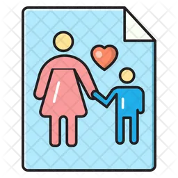 Mother Day Card  Icon