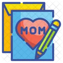 Mother Day Card Greetings Card Letter Icon