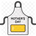 Mother Day Cooking Apron Chef Icon