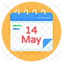 Agenda Mothers Day Calendar Mothers Day Reminder Icon