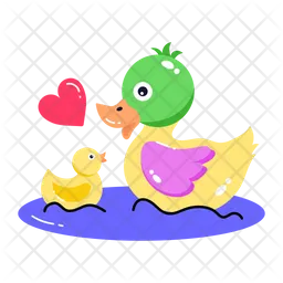Mother Duck  Icon