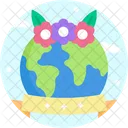 Mother Earth Day Earth Day Earth Icon