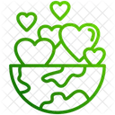Mother Earth Day Earth Peace Icon