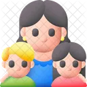 Mother Woman Family Icon