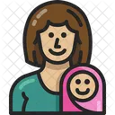 Mother Woman Child Icon