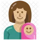 Mother Woman Child Icon