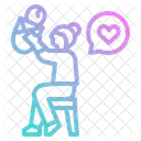 Mother Love Baby Mother Icon