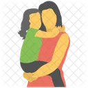 Mother Daughter Relation Icon