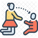 Mother To Child Perinatal Mother Icon