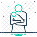 Mother With Baby In Arms Mother Baby Icon