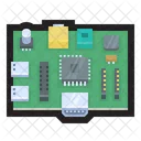 Raspberry Pi Chip Microchip Icon