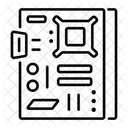 Motherboard Chip Circuit Icon