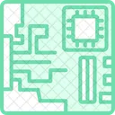 Motherboard Circuit Board Icon