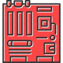 Motherboard Chip Computer Icon