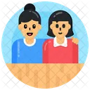 Motherhood Mom And Kid Mother And Daughter Icon