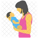 Motherhood Mother Care Icon