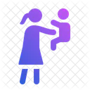 Motherhood Baby Love Icon