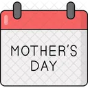 Mothers Day Calendar Date Icon
