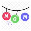 Mothers Day Bunting Icon