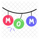 Mothers Day Bunting  Icon