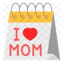 Mothers Day Calendar  Icon