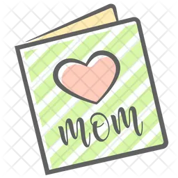 Mothers Day Card  Icon
