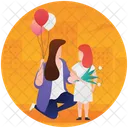 Mothers Day Celebration Party Parenthood Icon