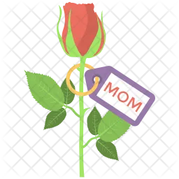 Mothers Day Flower  Icon