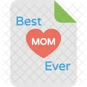Mother Day Greeting Icon