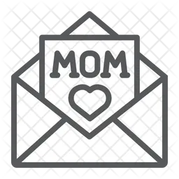 Mothers Day Letter  Icon
