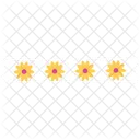 Motif de fleur  Icône