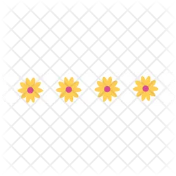 Motif de fleur  Icône