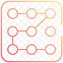 Serrure à motif  Icône