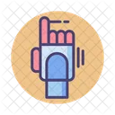 Motion And Manipulation Activated Hand Icon