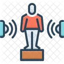 Motion Detector Motion Detector Security Electrical Sensor Metal Detector Safety Machine Digital Icon