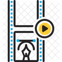 Motion Graphics Creativity Video Icon